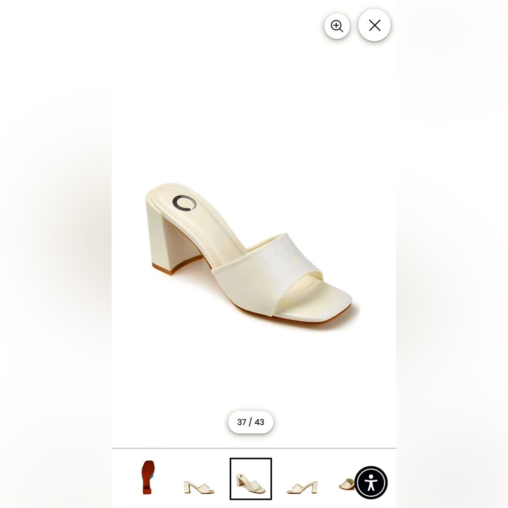 journee ALISIA MULED BLOCK HEELS